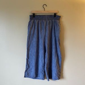 Aerie 100% Cotton Wide Leg Lightweight Pants size XL